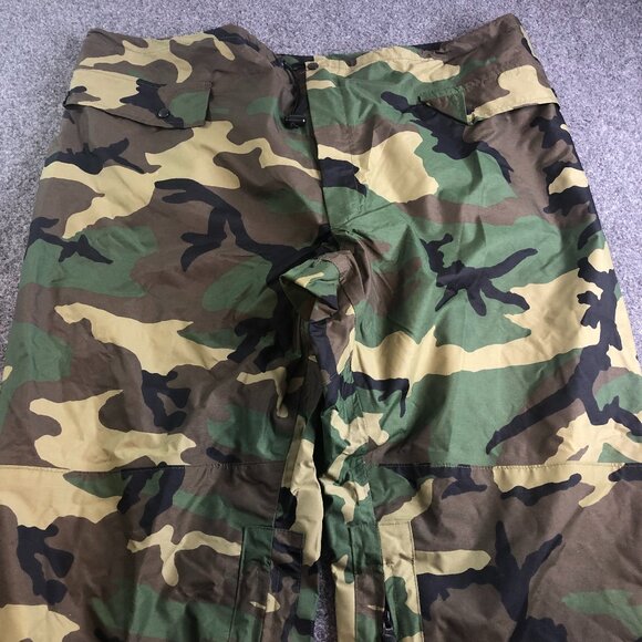Orc Industries Improved Rainsuit Pants Woodland Camo Mens Large BDU - Picture 1 of 11